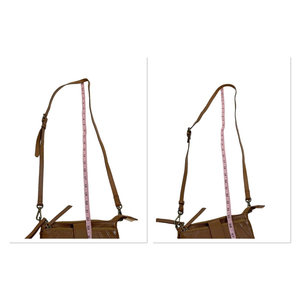 Lucky Brand Brown Leather Crossbody Bag - Picture 13 of 15